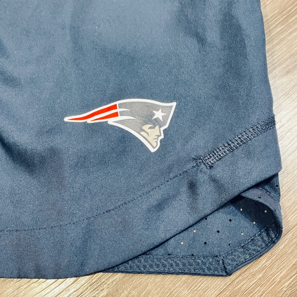 Nike New England Patriots NFL Onfield Dri-Fit Shorts Mens Large Navy Blue L - Picture 3 of 6